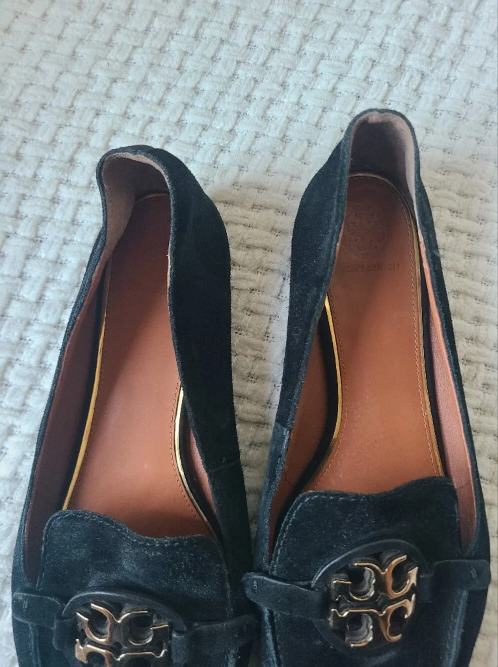 Tory Burch Metal Miller Loafers Women's Size 9.5
